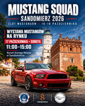 Zlot Mustangów na Rynku Starego Miasta w Sandomierzu