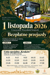 Rozkład jazdy komunikacji miejskiej na dzień 1 listopada. Uroczystość Wszystkich Świętych