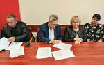 Podpisanie umowy na realizację zadania "Termomodernizacja budynku Szkoły Podstawowej w Mściowie"